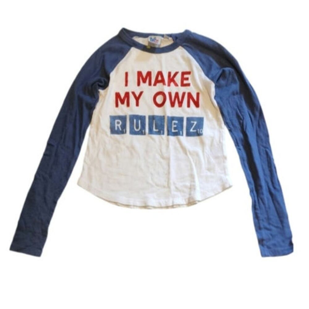 Junk Food Graphic Print Tee Size XS Scrabble